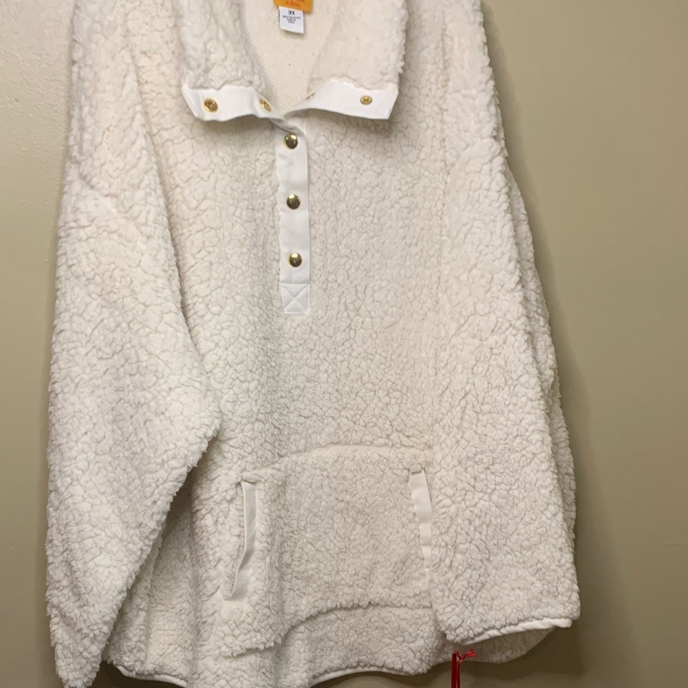 Ruby Rd. Soft Vanilla Top 3X NWT - image 1